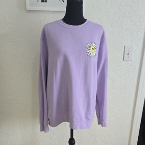 Lavender Daisy Women's Sweater